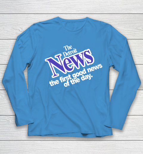 DETROIT NEWS THE FIRST GOOD NEWS OF THE DAY Youth Long Sleeve 5