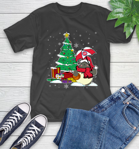 Detroit Pistons NBA Basketball Cute Tonari No Totoro Christmas Sports T-Shirt