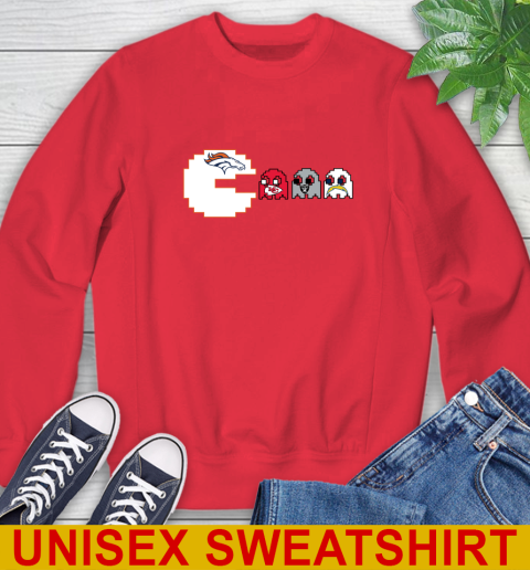 Denver Broncos NFL Football Pac Man Champion Sweatshirt 10