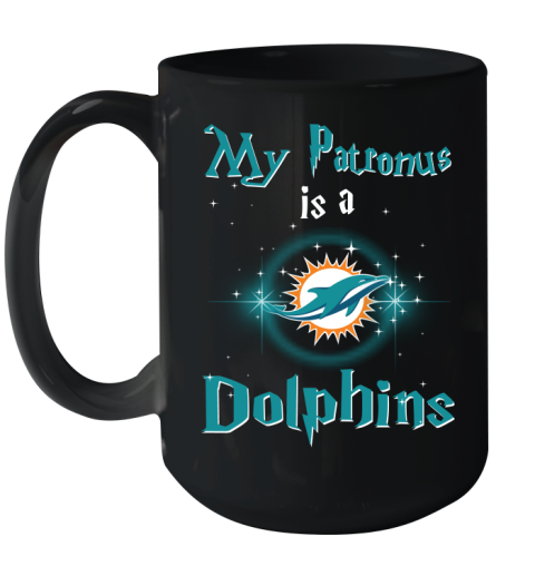 NFL Football Harry Potter My Patronus Is A Miami Dolphins Ceramic Mug 15oz