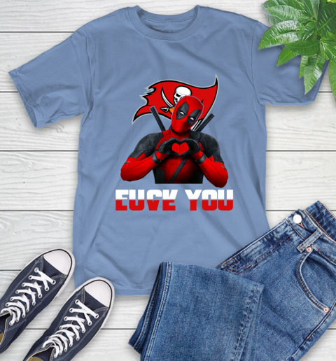 NHL Tampa Bay Buccaneers Deadpool Love You Fuck You Football Sports T-Shirt 12