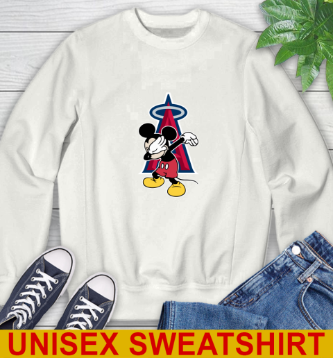 Los Angeles Angels MLB Baseball Dabbing Mickey Disney Sports Sweatshirt