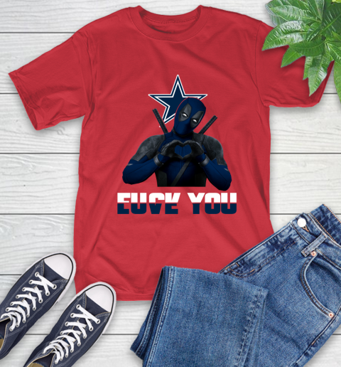 NHL Dallas Cowboys Deadpool Love You Fuck You Football Sports T-Shirt 11