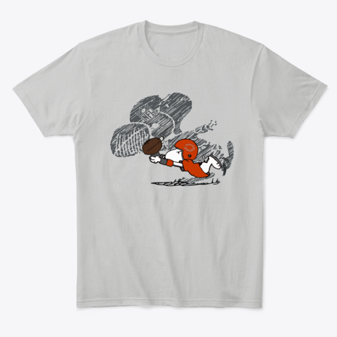 4rta chicago bears snoopy plays the football game classic t shirt 2 front ash
