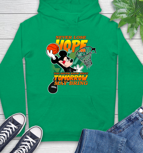 San Antonio Spurs NBA Basketball Mickey Disney Never Lose Hope Hoodie 8