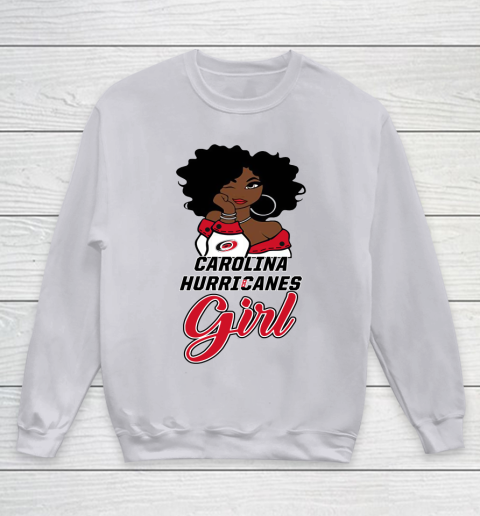 Carolina Hurricanes Girl NHL Youth Sweatshirt 4