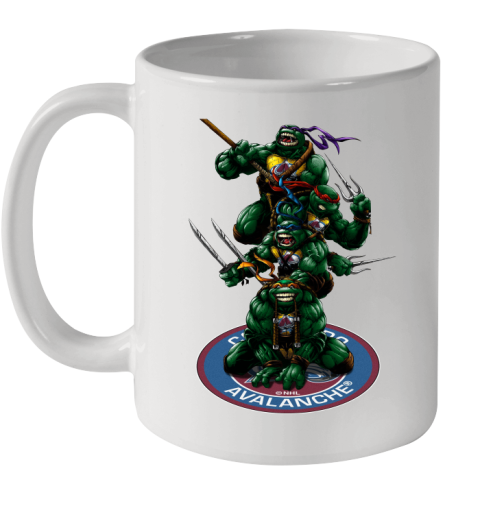NHL Hockey Colorado Avalanche Teenage Mutant Ninja Turtles Shirt Ceramic Mug 11oz
