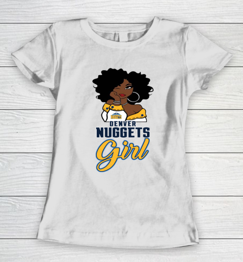 Denver Nuggets Girl NBA Women's T-Shirt 3