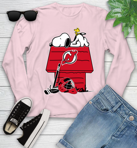 New York Islanders NHL Hockey Snoopy Woodstock The Peanuts Movie (2) Youth Long Sleeve 10