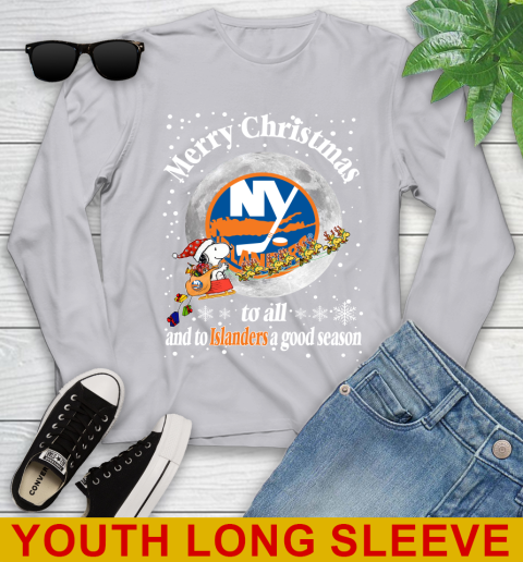 New York Islanders Merry Christmas To All And To Islanders A Good Season NHL Hockey Sports Youth Long Sleeve 6 New York Islanders Merry Christmas To All And To Islanders A Good Season NHL Hockey Sports Youth Long Sleeve - Image 6