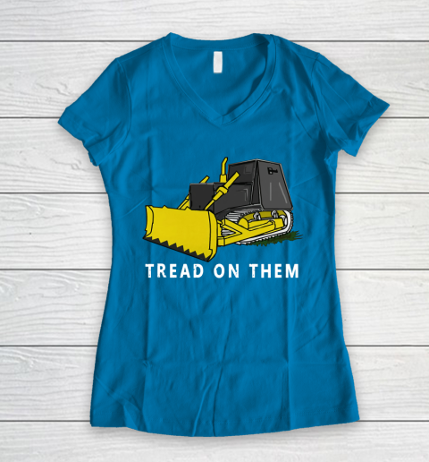 Killdozer T Shirt Tread On Them Women's V-Neck T-Shirt 5