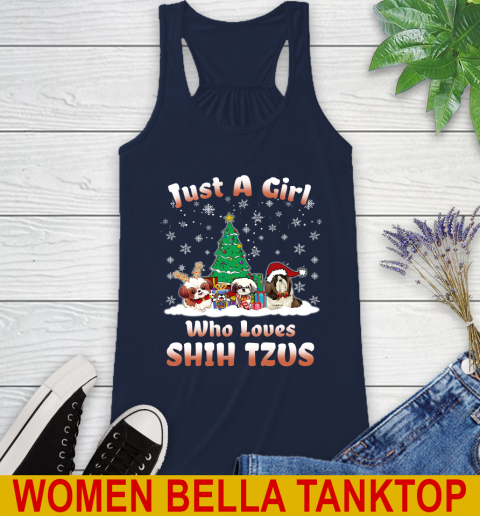Christmas Just a girl who love shih tzus dog pet lover 45