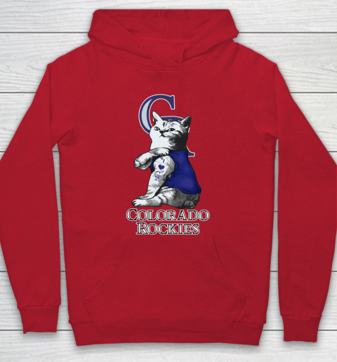 MLB Baseball My Cat Loves Colorado Rockies Hoodie 7