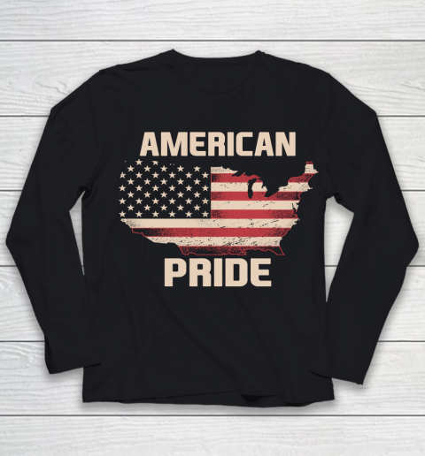 Veteran Shirt Patriot American Pride Youth Long Sleeve