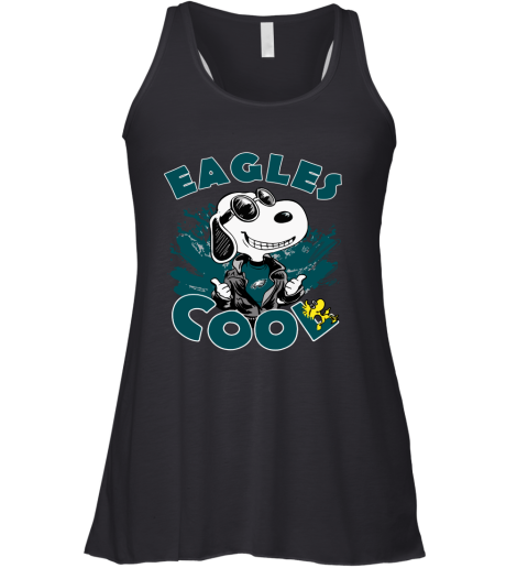 Philadelphia Eagles Snoopy Joe Cool We're Awesome Racerback Tank