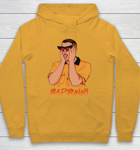 Bad bunny hotsell yellow hoodie