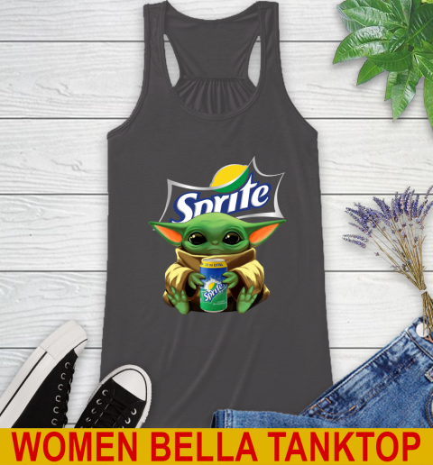 Star Wars Baby Yoda Hugs Sprite Soft Drink Shirt 48