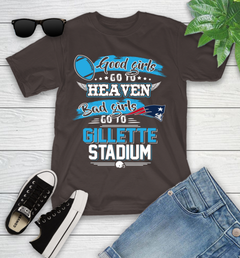 New England Patriots NFL Bad Girls Go To Gillette Stadium Shirt Youth T-Shirt 7