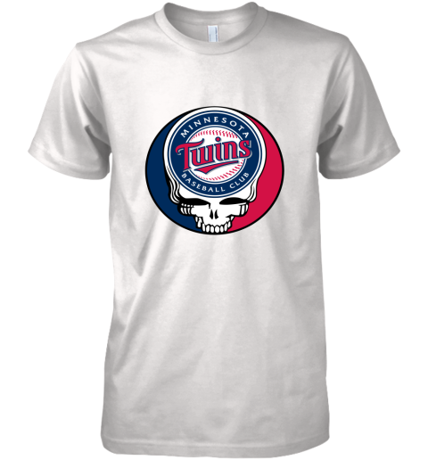 Minnesota Twins The Grateful Dead Baseball MLB Mashup Premium Men's T-Shirt