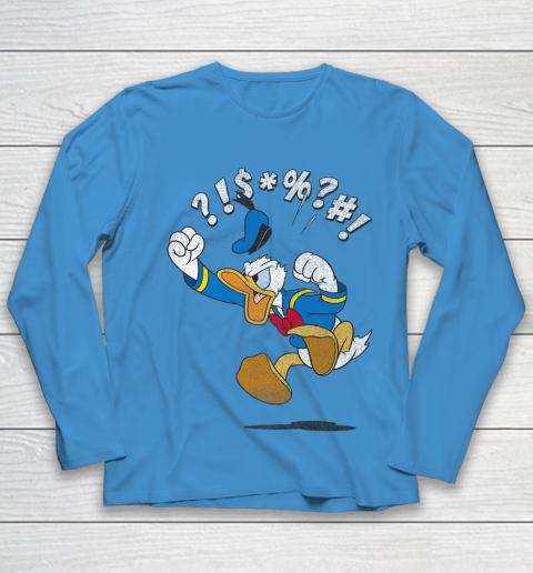 Disney Mickey And Friends Donald Angry Jump Youth Long Sleeve 5