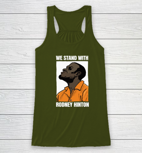 We Stand With Rodney Hinton Racerback Tank 2