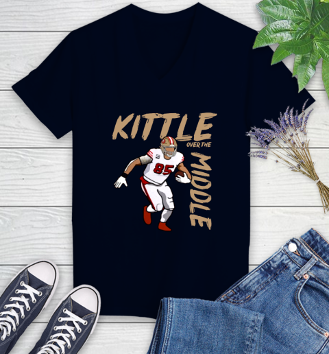 George Kittle Kittle Over the Middle San Francisco Shirt 79