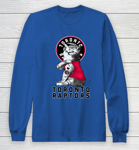 NBA Basketball My Cat Loves Toronto Raptors Long Sleeve T-Shirt 6
