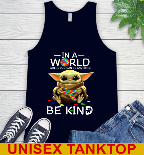 In The World Where You Can Be Anything Be Kind Autism Baby Yoda Shirts 68
