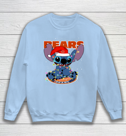 Chicago Bears NFL Football noel stitch Christmas Sweatshirt 4