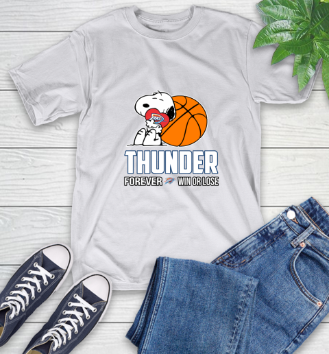 NBA The Peanuts Movie Snoopy Forever Win Or Lose Basketball Oklahoma City Thunder_000 12