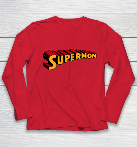 Super mom Superhero Mom for Super Mom Youth Long Sleeve 10