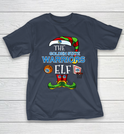 Golden State Warriors Christmas ELF Funny NBA T-Shirt 3