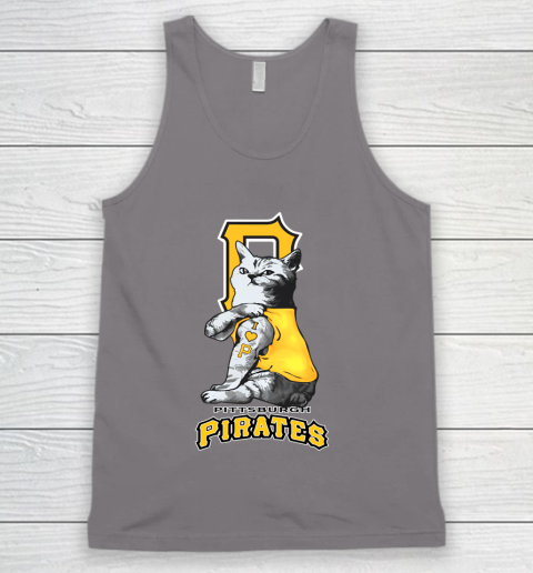 MLB Baseball My Cat Loves Pittsburgh Pirates Tank Top 6