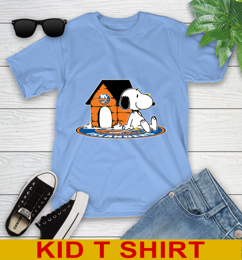NHL Hockey New York Islanders Snoopy The Peanuts Movie Shirt Youth T-Shirt 11