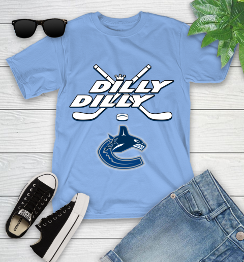 NHL Vancouver Canucks Dilly Dilly Hockey Sports Youth T-Shirt 11