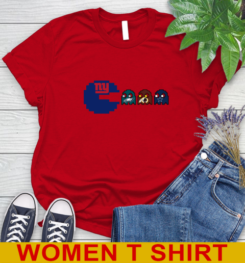 New York Giants NFL Football Pac Man Champion Women's T-Shirt 10