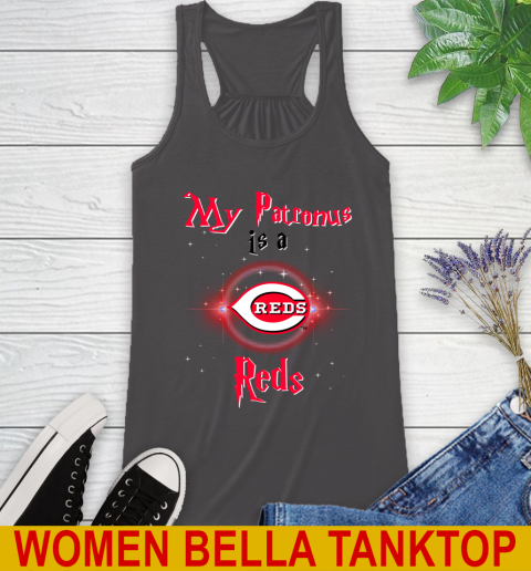 MLB Baseball Harry Potter My Patronus Is A Cincinnati Reds Racerback Tank 10