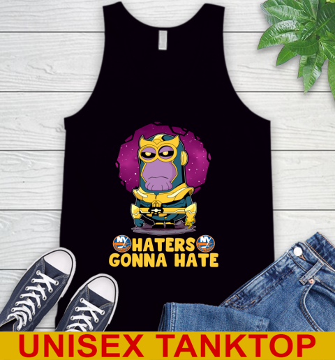 NHL Hockey New York Islanders Haters Gonna Hate Thanos Minion Marvel Shirt Tank Top 2