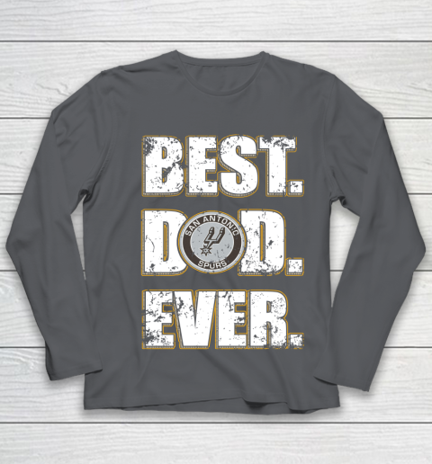 NBA San Antonio Spurs Basketball Best Dad Ever Family Shirt Youth Long Sleeve 6