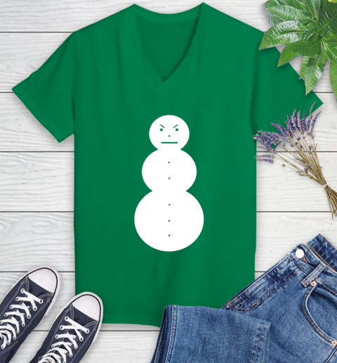 Jeezy Snowman Women's V-Neck T-Shirt 5
