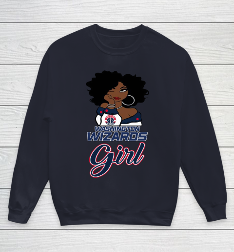 Washington Wizards Girl NBA Youth Sweatshirt 3