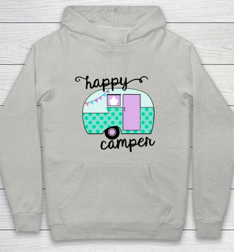 Happy Camper Camping Funny Youth Hoodie