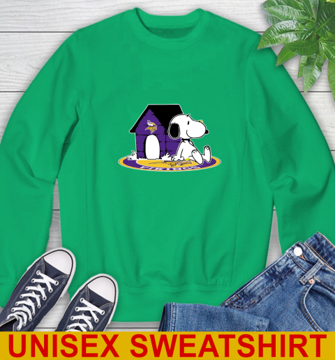 NFL Football Minnesota Vikings Snoopy The Peanuts Movie Shirt Sweatshirt 6