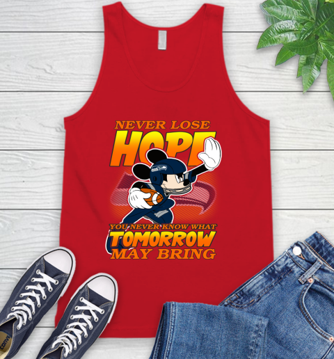 Seattle Seahawks NFL Football Mickey Disney Never Lose Hope Tank Top 5