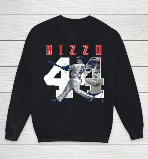 Anthony Rizzo Tshirt Number 44 Portrait Youth Sweatshirt