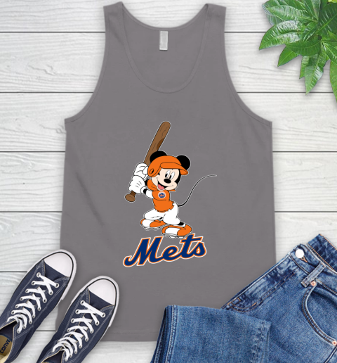 MLB Baseball New York Mets Cheerful Mickey Mouse Shirt Tank Top 7