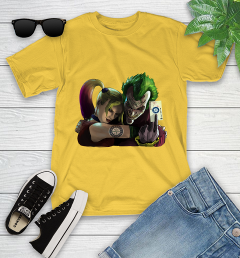Seattle Mariners MLB Baseball Joker Harley Quinn Suicide Squad Youth T-Shirt 8