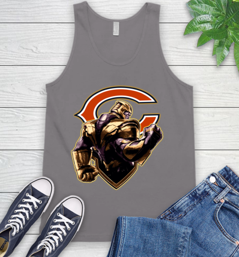 NFL Thanos Avengers Endgame Football Sports Chicago Bears Tank Top 7