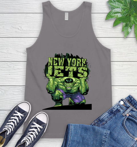 New York Jets NFL Football Incredible Hulk Marvel Avengers Sports Tank Top 7
