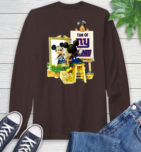 NFL Football New York Giants Mickey Drawing Shirt 61